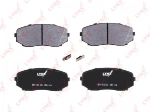 Колодки тормозные передние подходит для MAZDA CX-7 2.2-2.3T 09 / CX-9 3.5-3.7 07 BD-5116 LYNXAUTO