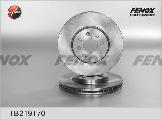 Диск тормозной Opel Astra F Classic 03-05, Astra H 04-, H GTC 05-, H Twintop 05- TB219170 FENOX