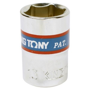 головка торцевая! стандартная шестигранная 3/8', 13 мм\ 333513M KING TONY
