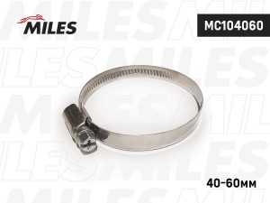 Хомут червячный 40-60/9 мм. (нержавеющая сталь) MC104060 MC104060 MILES
