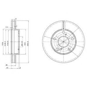 BG3177 диск тормозной передний!\ Toyota Camry 2.2 91> BG3177 DELPHI