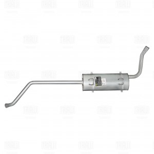 Глушитель Газель Next Евро-4 (удл. база) осн. + хомуты (алюм. сталь) (EMM 0341) EMM0341 TRIALLI