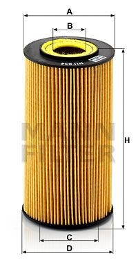 W220/W211/W163 400 CDI HU934X MANN FILTER