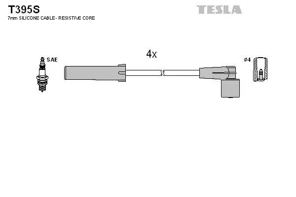 к-кт проводов!\ Lada 2108i-210993i/2114i-2115i 98>/Kalina 04> T395S TESLA