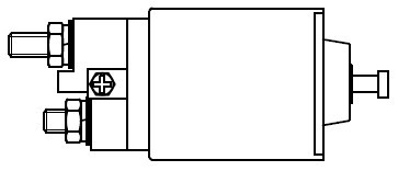 Реле втягивающее стартера для а/м Mitsubishi Fuso Canter (12-) 3.0D (VSR 1114) VSR 1114 START VOLT
