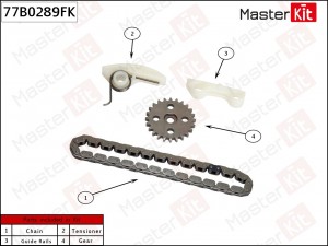 Комплект привода масляного насоса MAZDA 6 (GG) 1.8 L813 77B0289FK 77B0289FK MASTER KIT