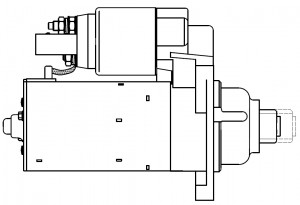 AUDI A3 [8P1]/ [8PA]/ VW PASSAT [B6] ДИЗЕЛЬ 12V 1,7 кВт LST 1840 START VOLT