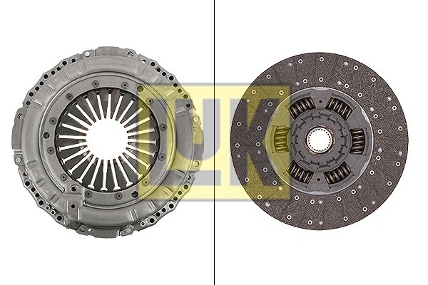 к-кт сцепления! диск, корзина\Volvo FH13, RVI Magnum (DXI13) 643345509 LUK