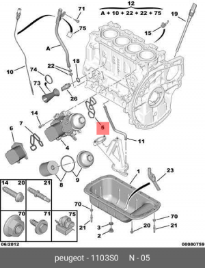 FORD FIESTA (2001-2007)/FUSION (2002>) 1103 S0 CITROEN PEUGEOT