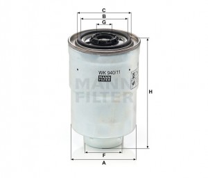 Фильтр топливный WK940/11X WK 940-11 X MANN FILTER
