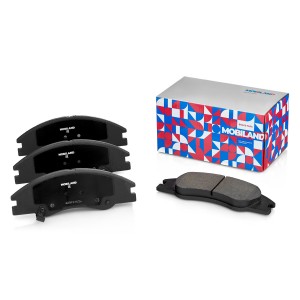 Колодки тормозные дисковые передние (4 шт.) с п/шум. пласт. для а/м KIA CERATO I 429102690 MOBILAND