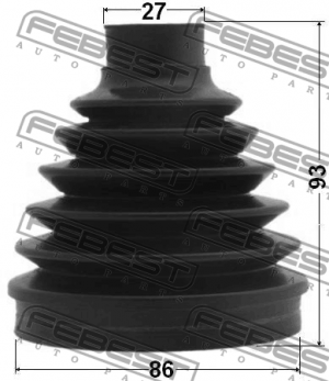 Пыльник ШРУСа внутрениий MERCEDES W164 1615P-164LH 1615P-164LH FEBEST