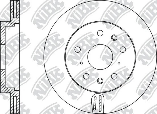 Диск тормозной SUZUKI SX4 06- передний D280мм RN1320 RN1320 NIBK