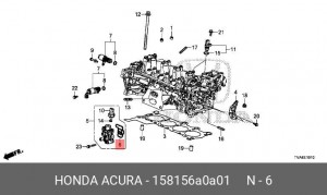 Прокладка VTEC 158156A0A01 158156A0A01 HONDA