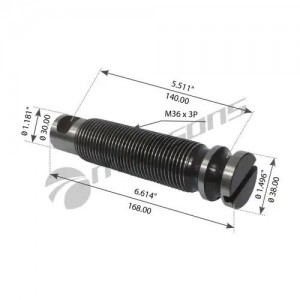 Палец VOLVO F10,FH10,FH12,FH16 рессоры (M36х3х169) MANSONS 900406 MANSONS