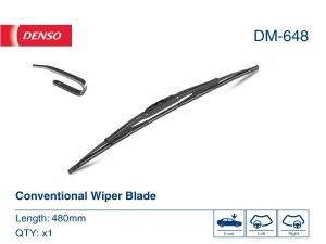 Щетка стеклоочистителя 475мм изогнутая DM-648 DENSO