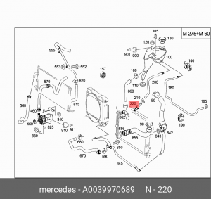 MB A 003 997 06 89 MERCEDES BENZ