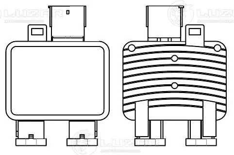 блок вентилятора охлаждения!\ Chery Tiggo PRO 21> LFR3018 LUZAR