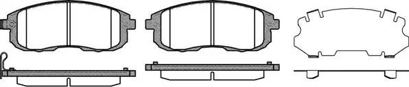 293 11 [5581080J50] !колодки дисковые п.\ Suzuki SX4 1.6i VVT/1.9DDiS 06> 029311 REMSA