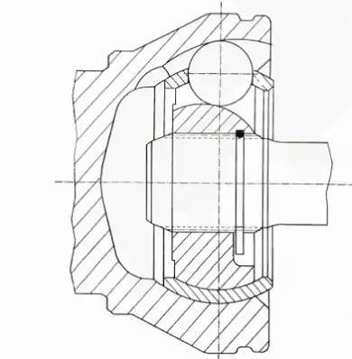 ШРУС наружный VOLVO S40 (95-99) комплект SPIDAN 303427 GKN LOBRO SPIDAN