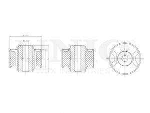 С/блок внешний заднего нижнего рычага RMP-20077 UNIO