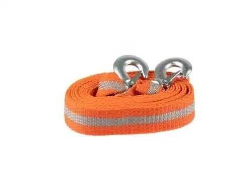 Трос буксировочный 10т, 2 крюка, ширина ленты 50мм, 5м, сумка LECAR000050806 LECAR