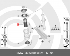 BMW X3 F25 (2010>) 33 53 6 856 829 BMW