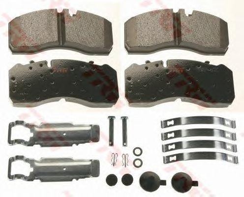 GDB5072 колодки дисковые !29094 с р/к, 210.5x92.7x29.8\BPW, MAN, MB, SAF GDB5072 TRW