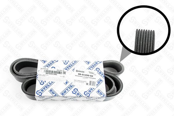 ремень! поликлиновой 8PK1450\ Omn MB, MAN 08-01450-SX STELLOX
