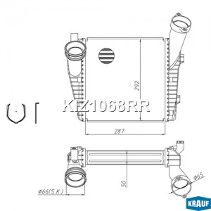 Интеркулер KIZ1068RR KIZ1068RR KRAUF