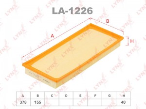 Фильтр воздушный JAGUAR X-Type 01-09 LA-1226 LA-1226 LYNXAUTO