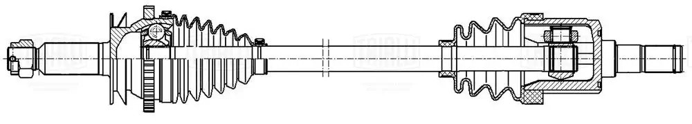 Привод задний левый/правый AR 0891 TRIALLI