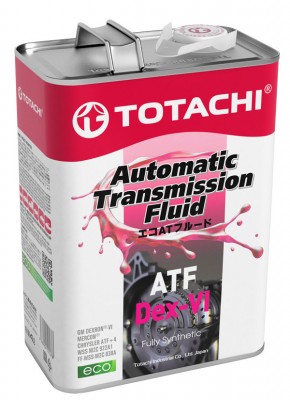 Масло трансмиссионное TOTACHI ATF Dex- VI 4л (4589904521478) 20904 20904 TOTACHI