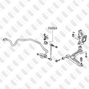 HONDA MR-V (2003>) MDX (2001-2006) FG0864 FIXAR