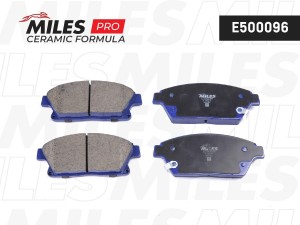 Колодки тормозные передние (Смесь CERAMIC серия PRO) CHEVROLET CRUZE/OPEL ASTRA  E500096 MILES