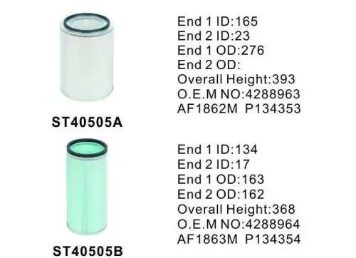 Фильтр воздушный ST40505AB ST40505AB STAL