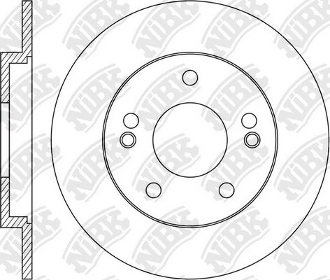 Диск тормозной задний KIA OPTIMA [58411-3V500] RN1601 RN1601 NIBK