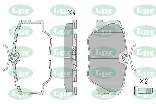 Комплект тормозных колодок 05P280 05P280 LPR