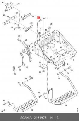 Болт 2161975 SCANIA