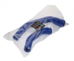 Патрубок ГАЗ-3302 дв.CUMMINS после 2012 г. радиатора комплект 2шт. синий силикон 13017005 MEGA POWER