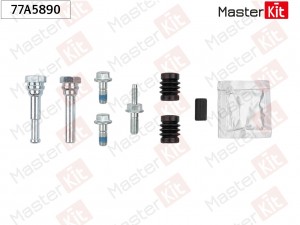 Комплект направляющих тормозного суппорта Chevrolet CRUZE (J300) 2009 - 77A5890 77A5890 MASTER KIT