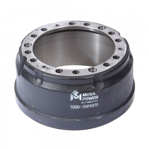 Барабан тормозной МАЗ-5551,5336 (12 отверстий) MEGAPOWER 35032030 MEGA POWER