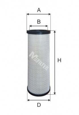 фильтр воздушный ! вставка H501 D150 d104.5 \ DAF XF A542-1 MFILTER AUTOMOTIVE FILTERS