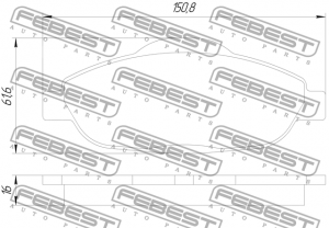КОЛОДКИ ТОРМОЗНЫЕ ПЕРЕДНИЕ 2501-308F 2501-308F FEBEST