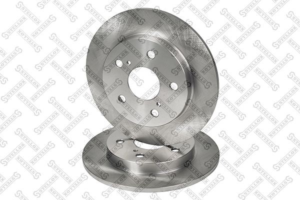 диск тормозной задний!d=259/62,w=9/7,5 5 отв.\ Toyota Auris 1.4/1.6 VVTi 07>, Li 6020-1090-SX STELLOX