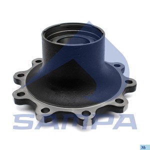 Ступица BPW колеса оси ECO PLUS 2 (без подшипников) SAMPA 070.353 SAMPA