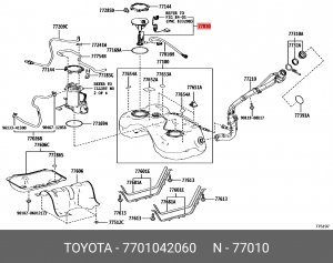 Датчик уровня топлива 77010-42060 77010-42060 TOYOTA