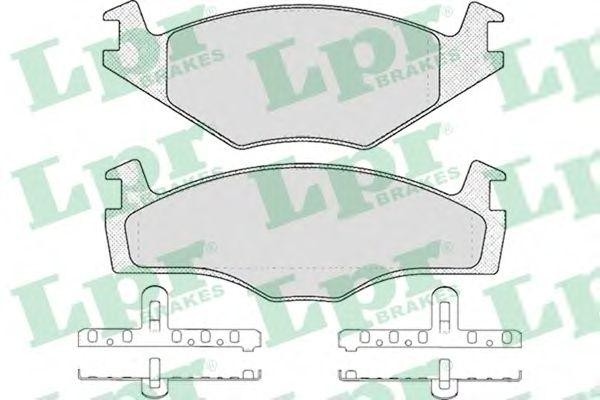 Комплект тормозных колодок 05P225 05P225 LPR