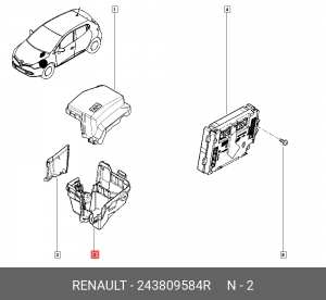 RENAULT LOGAN II (2014>) 243809584R RENAULT