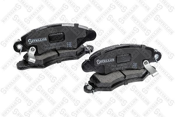 колодки дисковые передние! с антискрип. пластинами\ Suzuki Swift 1.0-1.6/1.9TD 8 713-002B-SX STELLOX